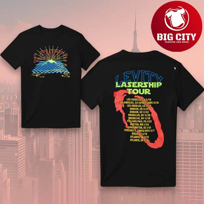 Levity Lasership Tour Terminal Landing Two Sided Shirt Unisex T-shirt, Sweatshirt, Hoodie, Long Sleeve Tee - T-Shirt, Sweatshirt, Hoodie