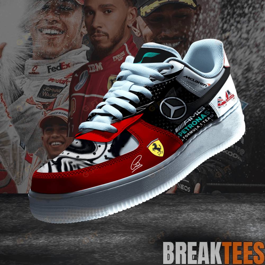 Lewis Hamilton 20 Seasons in Formula One Special Air Force 1 Sneaker Unisex T-shirt, Sweatshirt, Hoodie, Long Sleeve Tee - T-Shirt, Sweatshirt, Hoodie