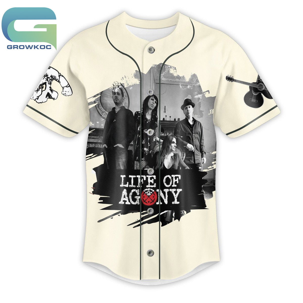 Life Of Agony A Place Where There’s No More Fan Baseball Jersey baseball jersey product view 2