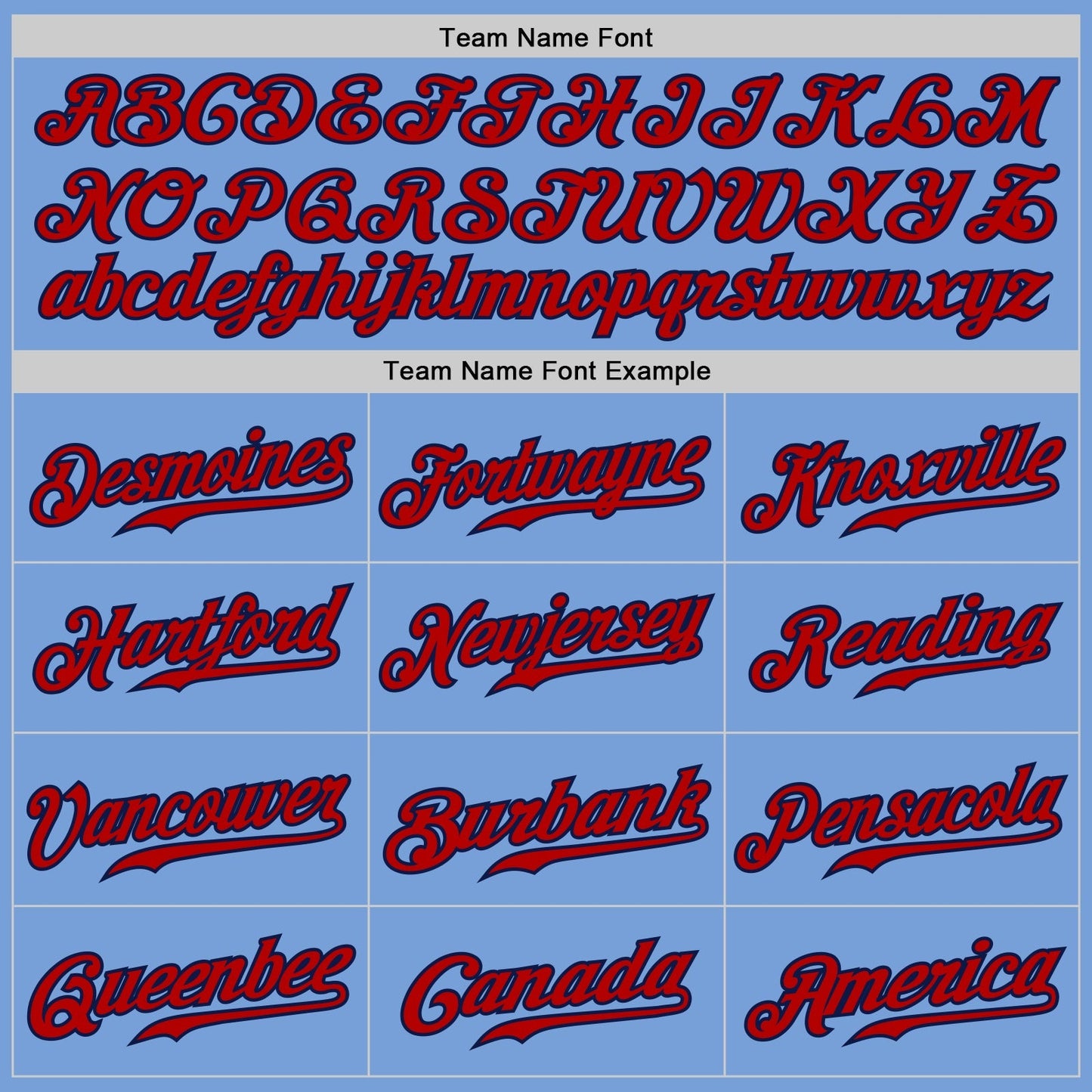 Custom Light Blue Red Pinstripe Red-Navy Authentic Baseball Jersey baseball jersey product view 5