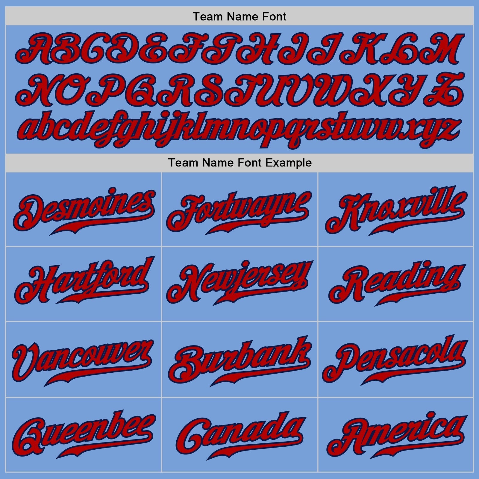 Custom Light Blue Red Pinstripe Red-Navy Authentic Baseball Jersey baseball jersey product view 5