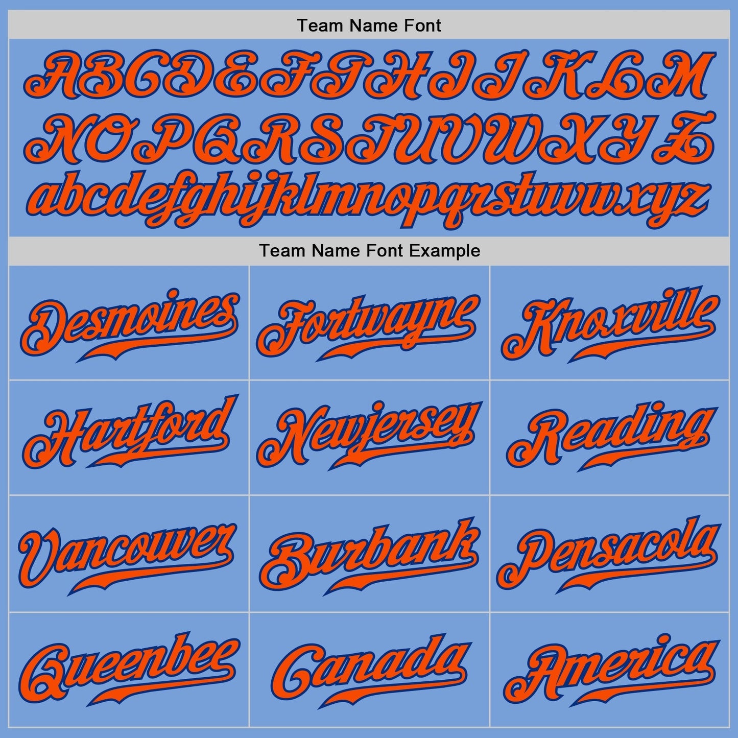 Custom Light Blue Orange Pinstripe Orange-Royal Authentic Baseball Jersey baseball jersey product view 5