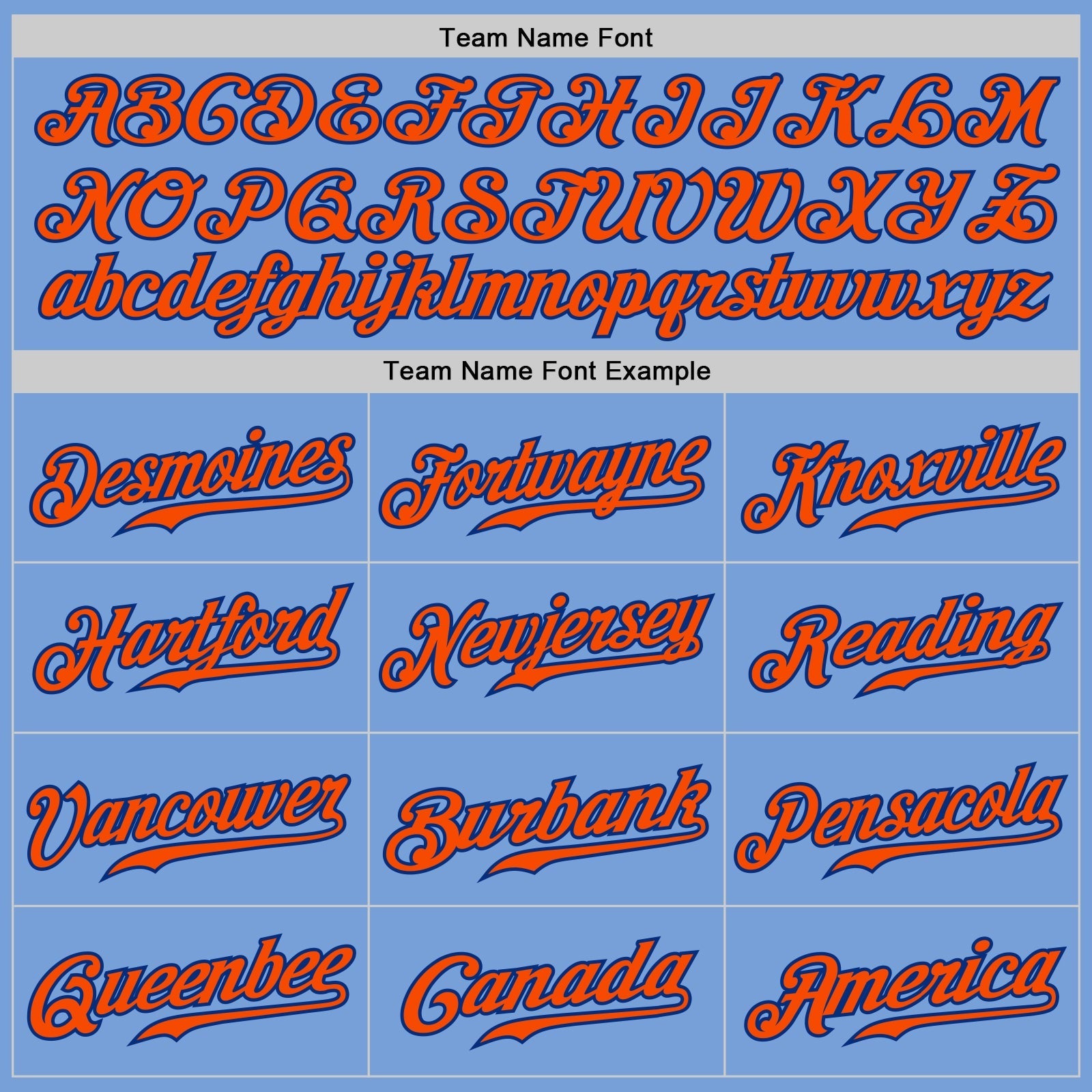 Custom Light Blue Orange Pinstripe Orange-Royal Authentic Baseball Jersey baseball jersey product view 5