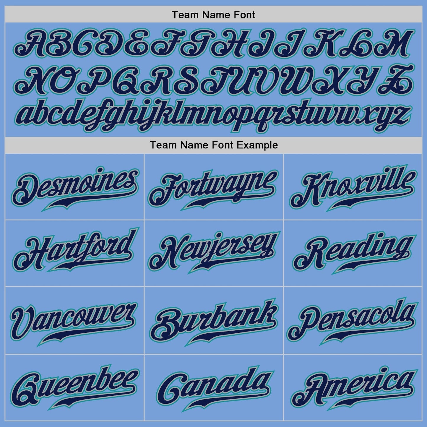 Custom Light Blue Navy Pinstripe Navy-Teal Authentic Baseball Jersey baseball jersey product view 5