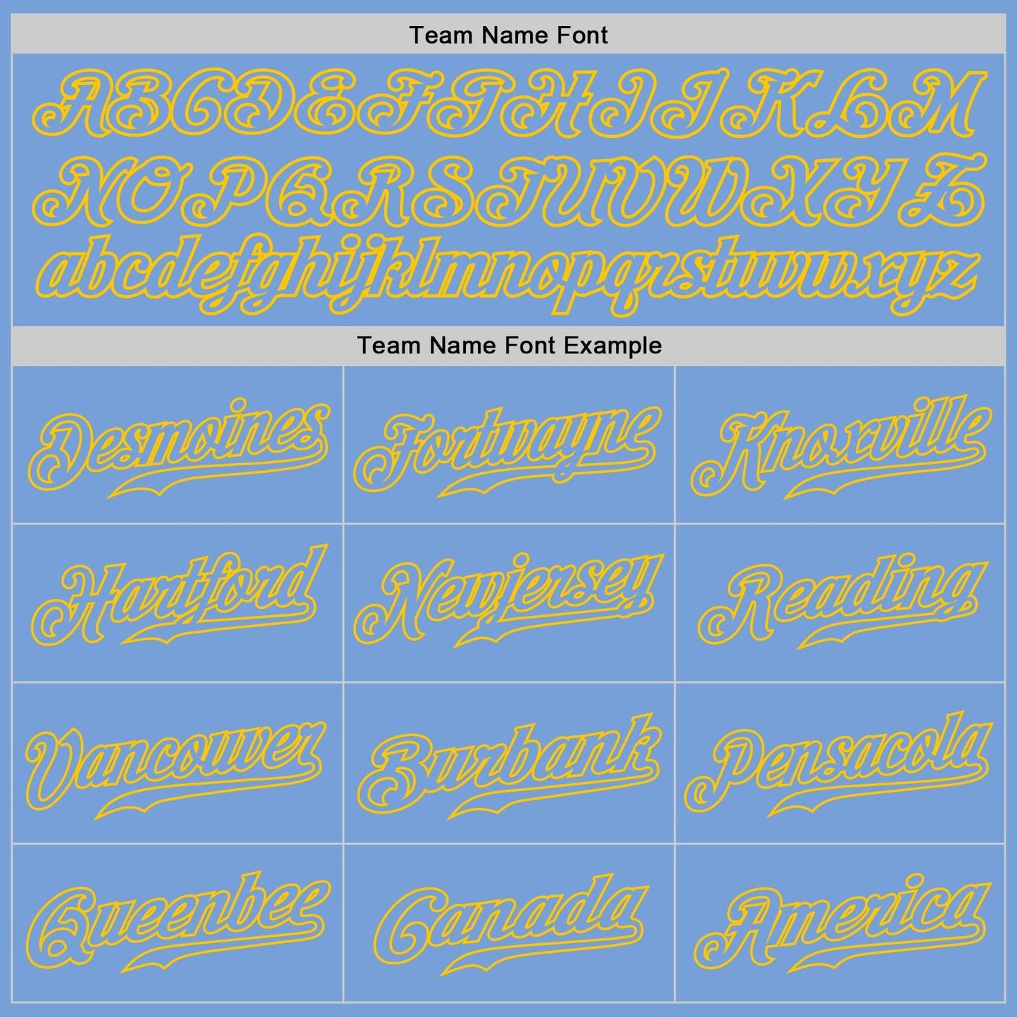 Custom Light Blue Light Blue-Gold Authentic Baseball Jersey baseball jersey product view 4