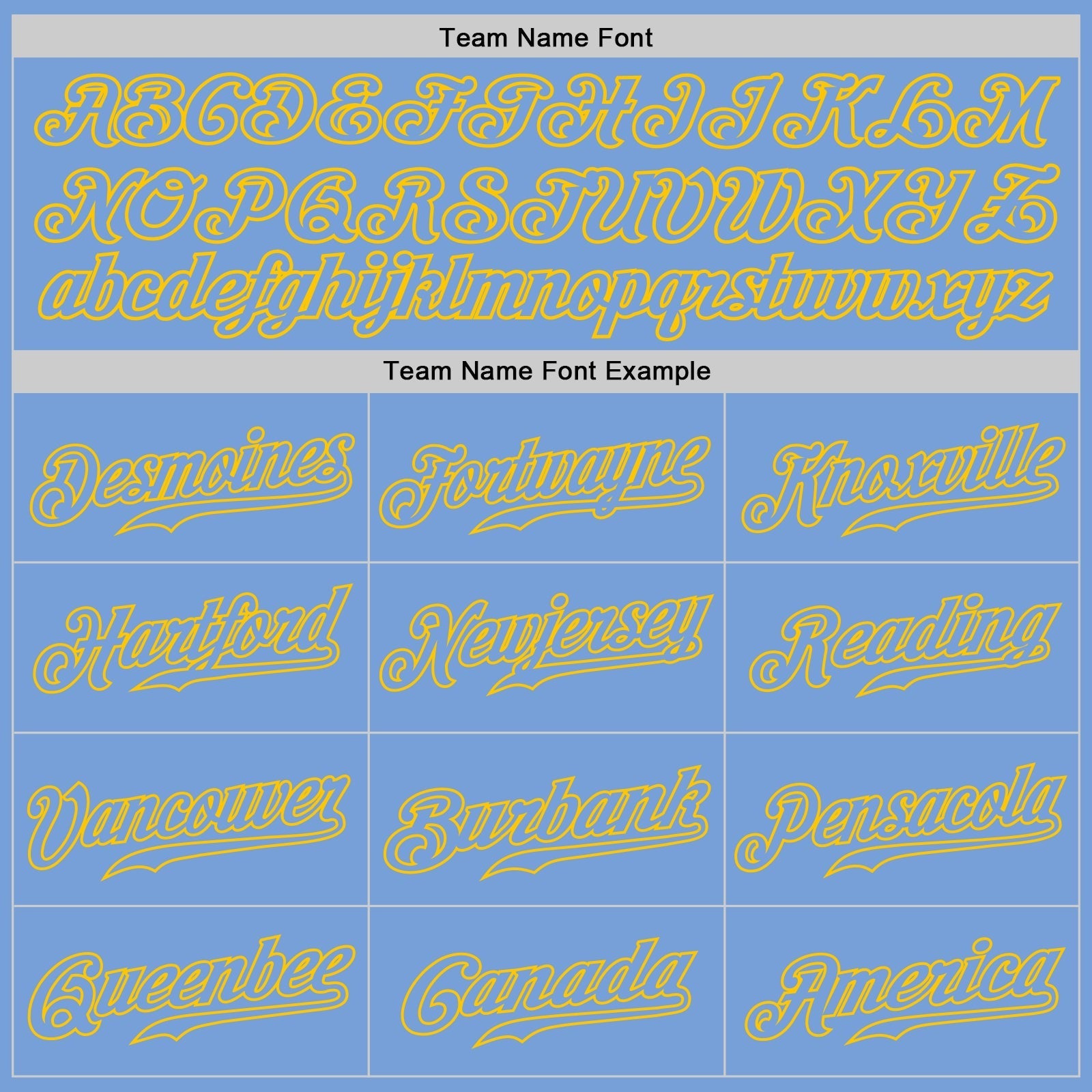 Custom Light Blue Light Blue-Gold Authentic Baseball Jersey baseball jersey product view 4