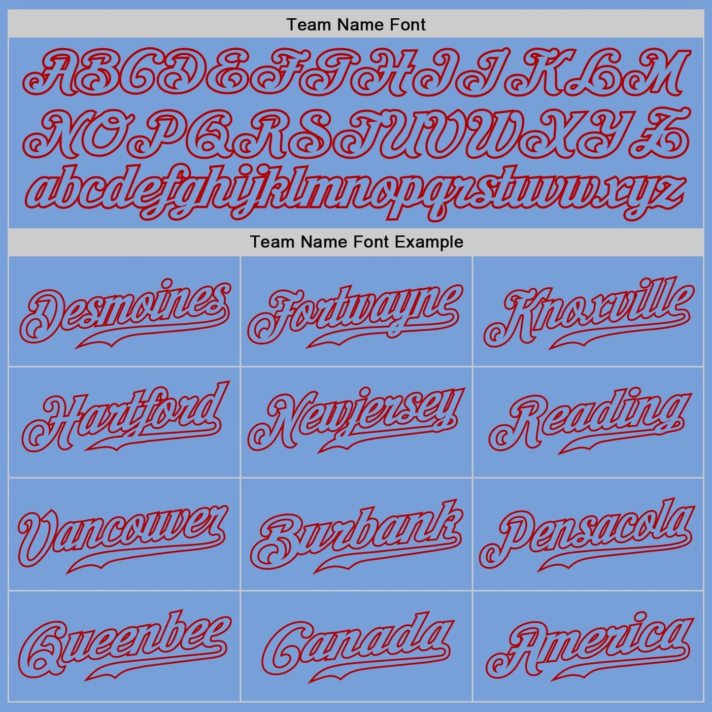 Custom Light Blue Light Blue-Red Authentic Baseball Jersey baseball jersey product view 4