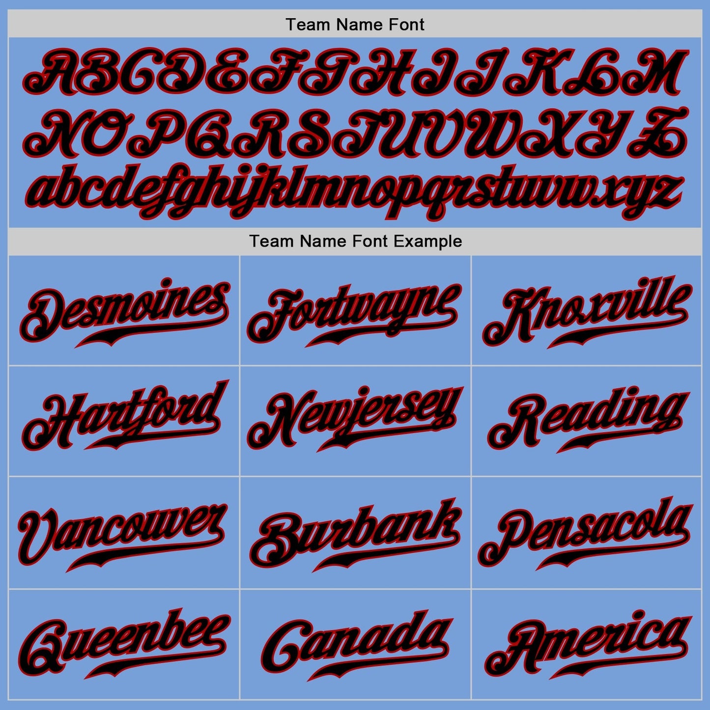 Custom Light Blue Black-Red Authentic Baseball Jersey baseball jersey product view 4