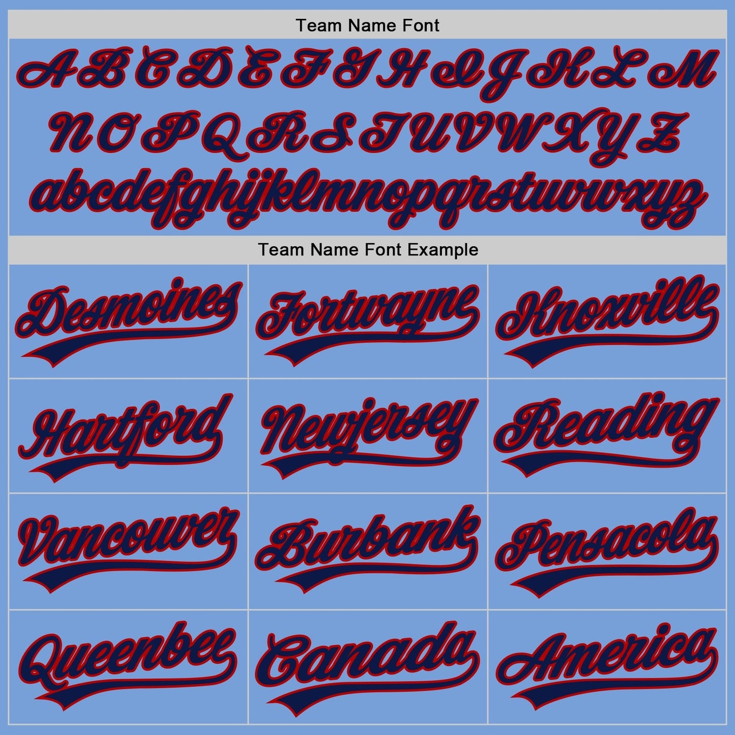 Custom Light Blue Navy-Red Authentic Baseball Jersey baseball jersey product view 4