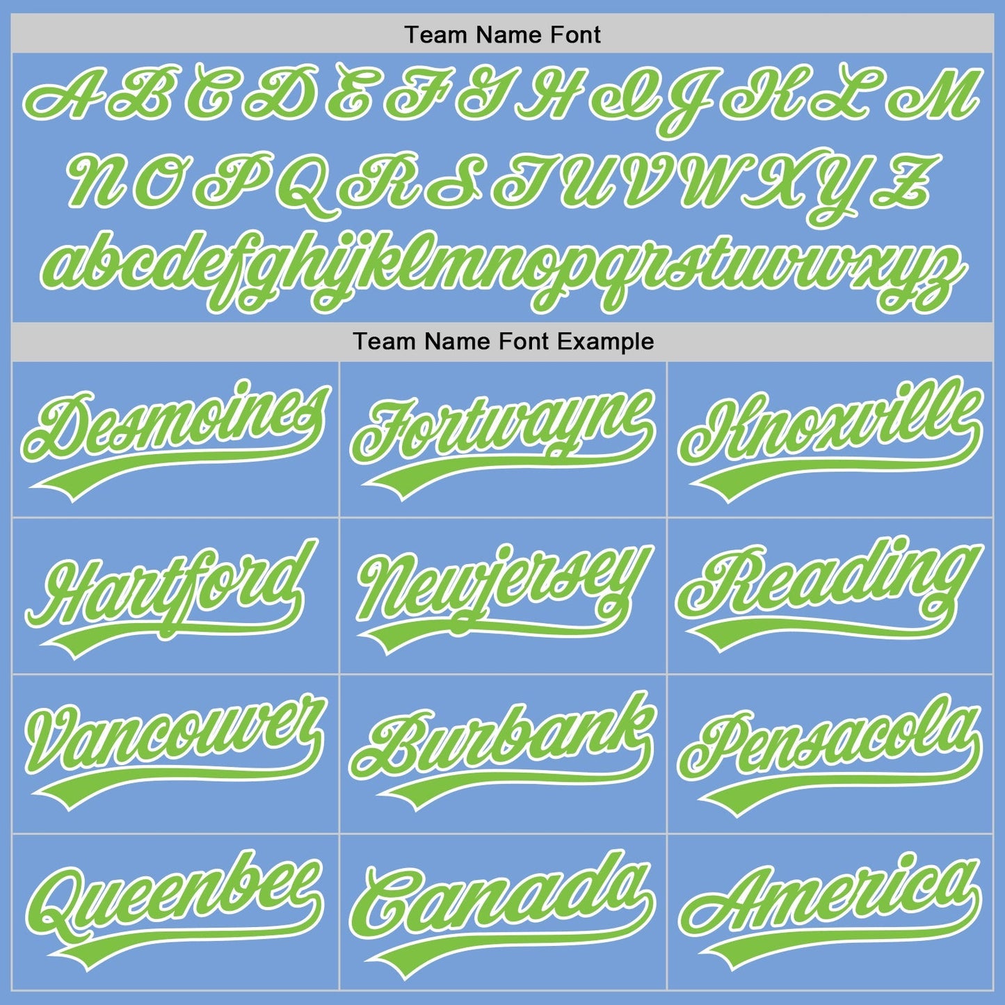 Custom Light Blue Neon Green-White Authentic Baseball Jersey baseball jersey product view 4