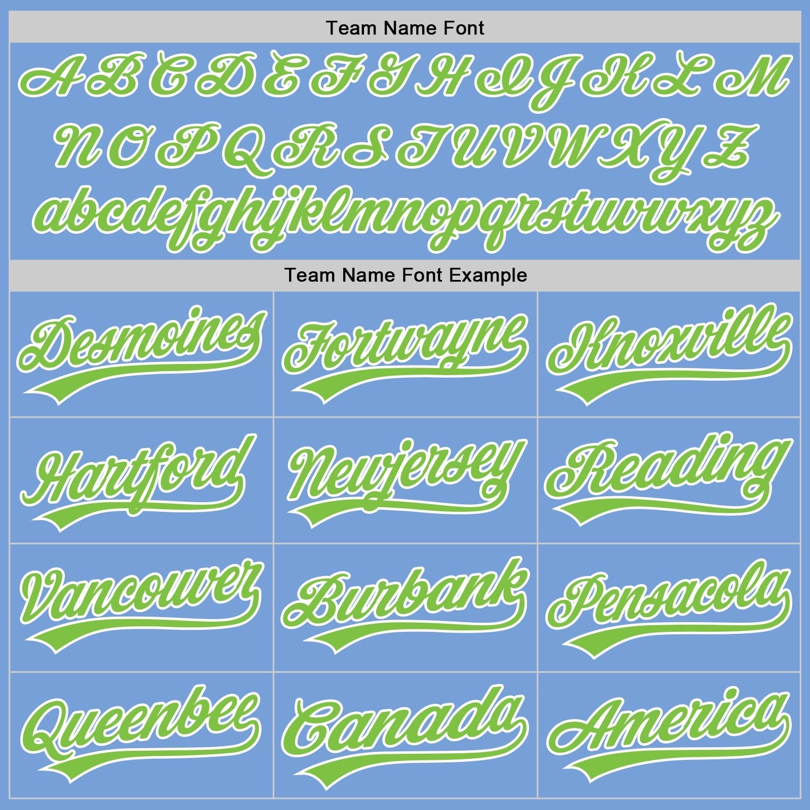 Custom Light Blue Neon Green-White Authentic Baseball Jersey baseball jersey product view 4