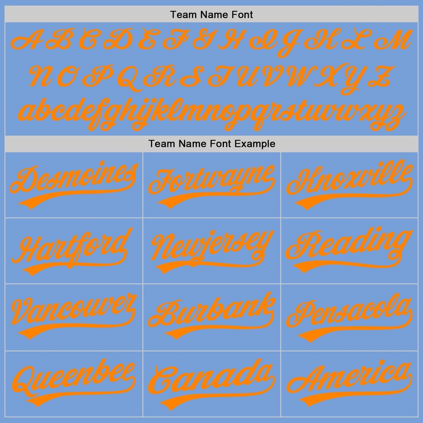 Custom Light Blue Bay Orange Authentic Baseball Jersey baseball jersey product view 4