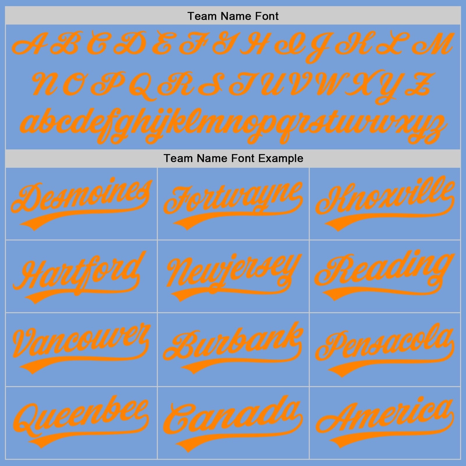 Custom Light Blue Bay Orange Authentic Baseball Jersey baseball jersey product view 4