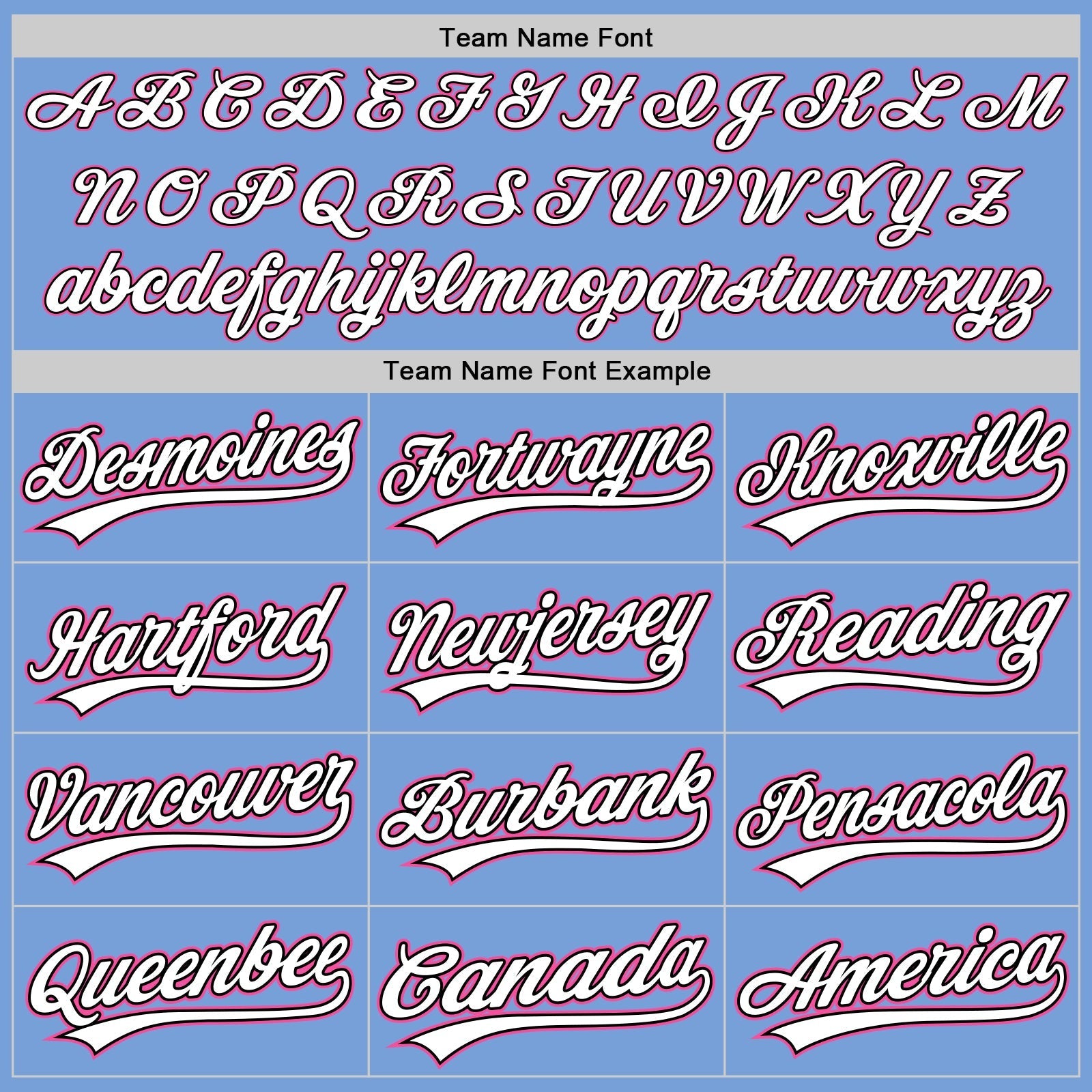 Custom Light Blue White Pinstripe Pink-Black Authentic Baseball Jersey baseball jersey product view 4