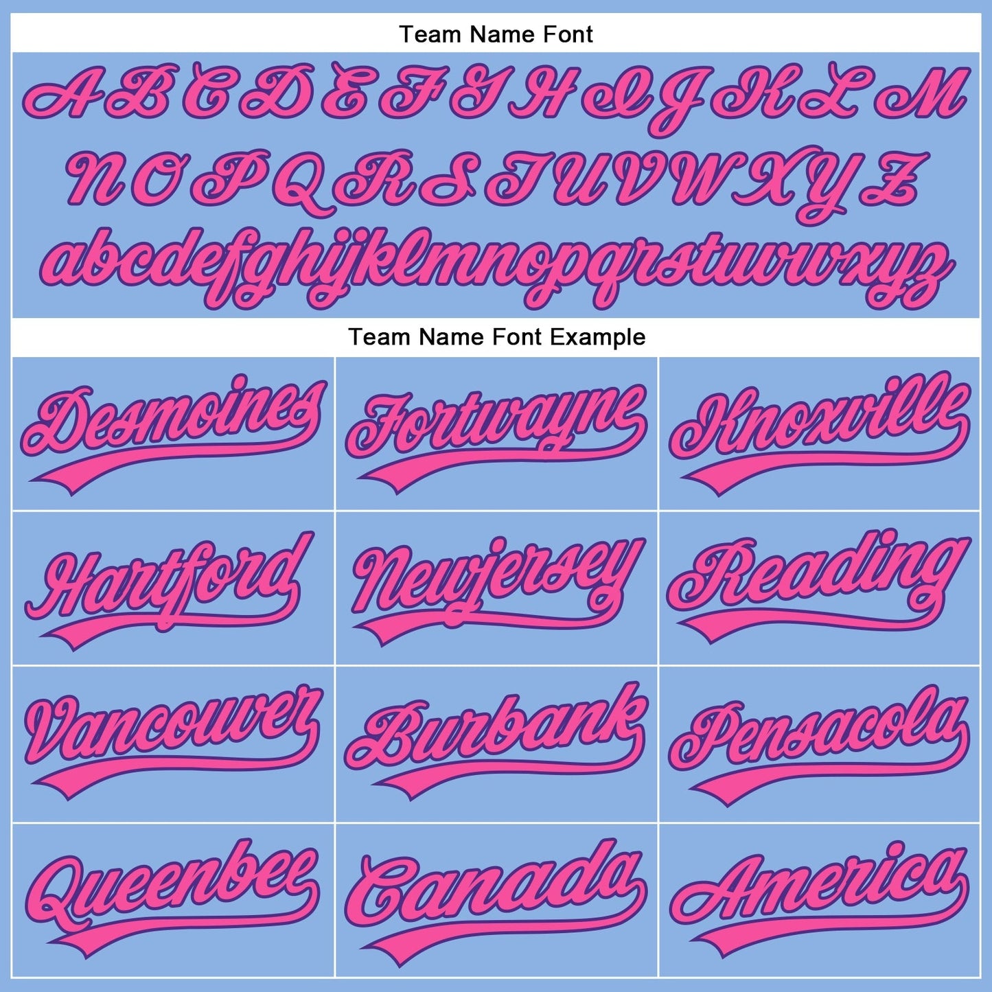 Custom Light Blue Pink Pinstripe Purple Authentic Baseball Jersey baseball jersey product view 4