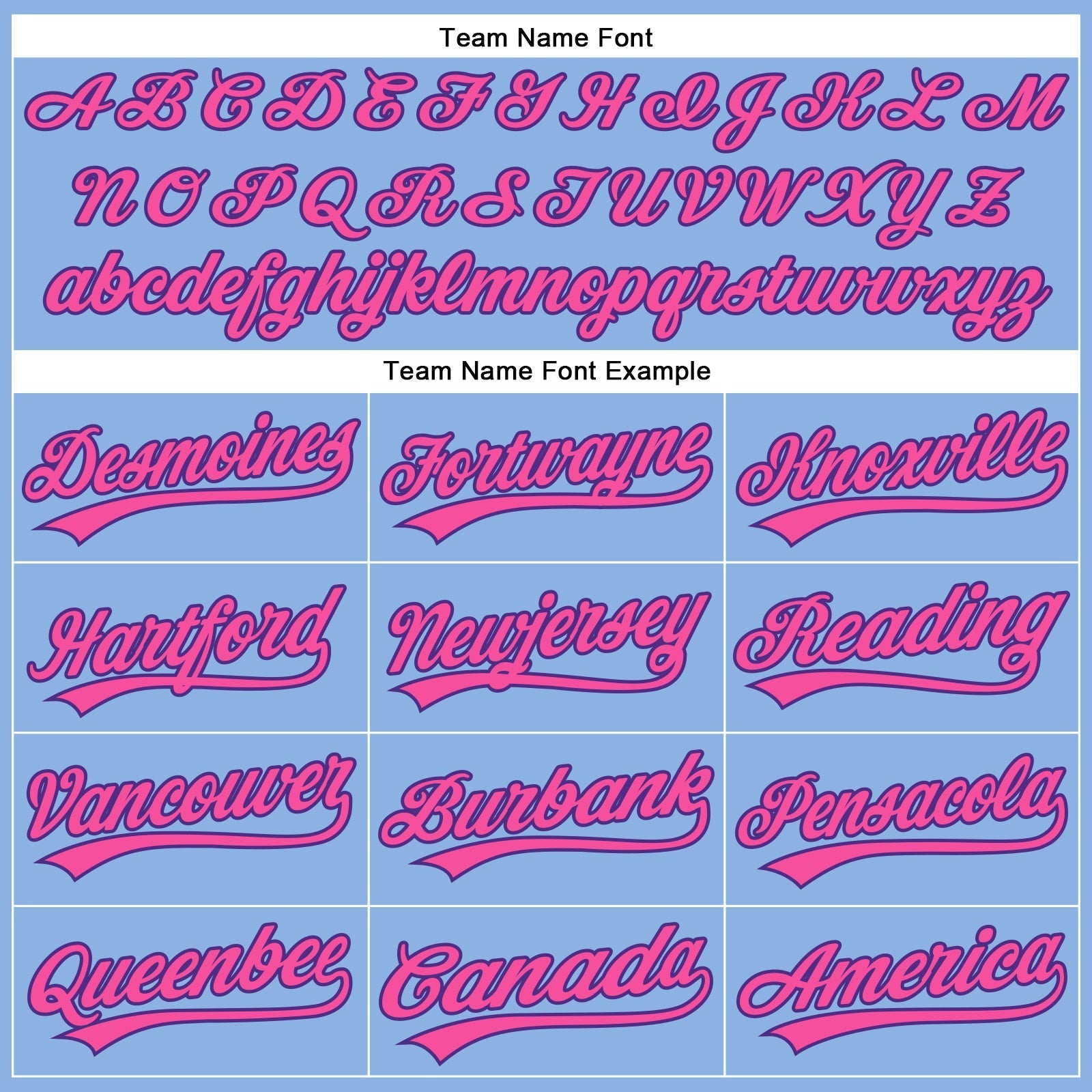 Custom Light Blue Pink Pinstripe Purple Authentic Baseball Jersey baseball jersey product view 4