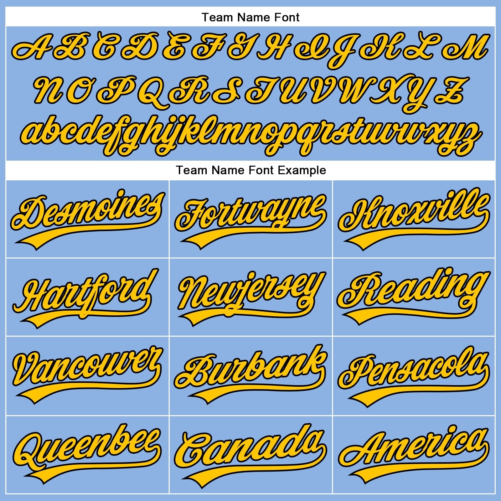 Custom Light Blue Yellow Pinstripe Black Authentic Baseball Jersey baseball jersey product view 4