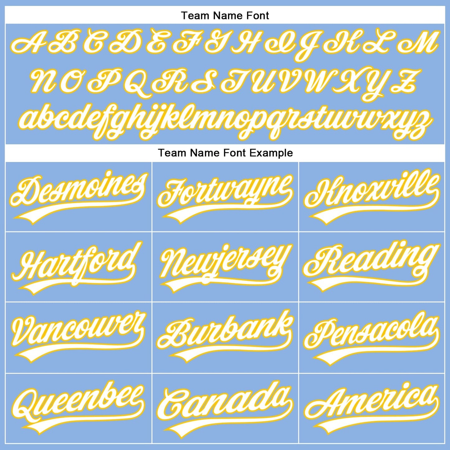 Custom Light Blue White Pinstripe Yellow Authentic Baseball Jersey baseball jersey product view 4