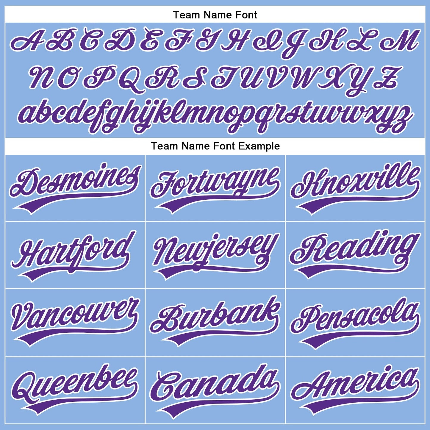 Custom Light Blue White Pinstripe Purple Authentic Baseball Jersey baseball jersey product view 4