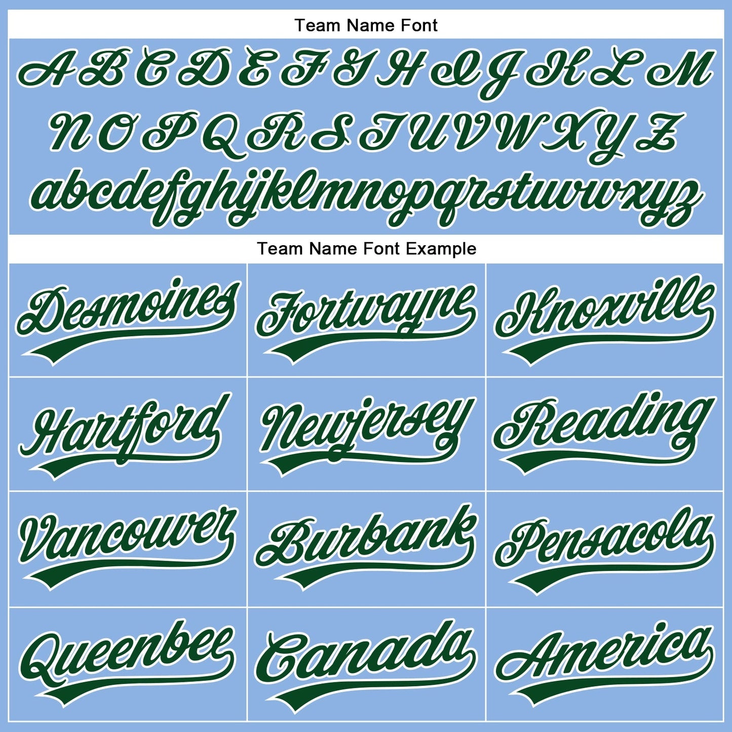 Custom Light Blue White Pinstripe Green Authentic Baseball Jersey baseball jersey product view 4
