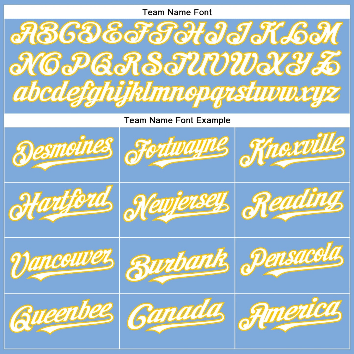 Custom Light Blue White-Yellow Authentic Baseball Jersey baseball jersey product view 4