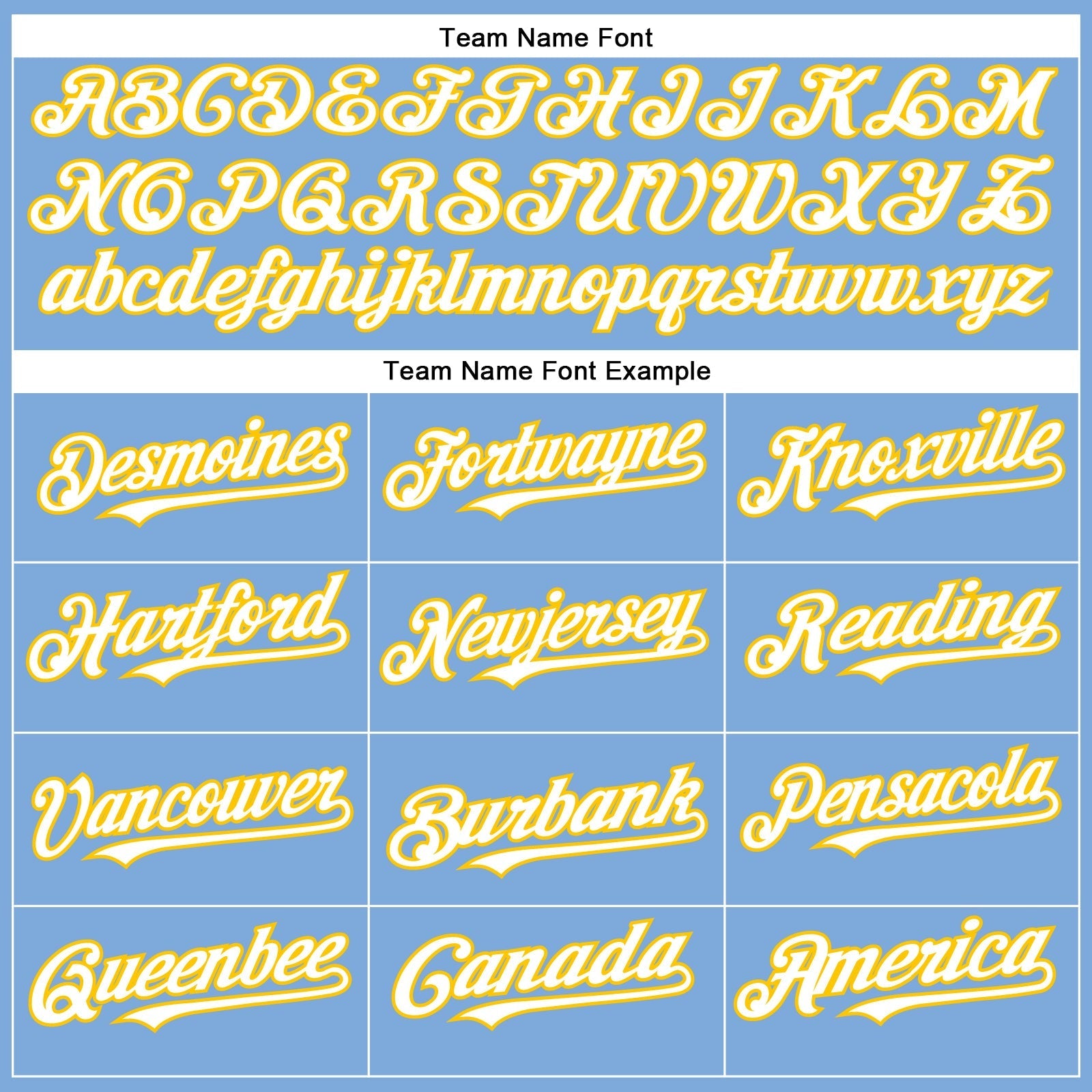 Custom Light Blue White-Yellow Authentic Baseball Jersey baseball jersey product view 4