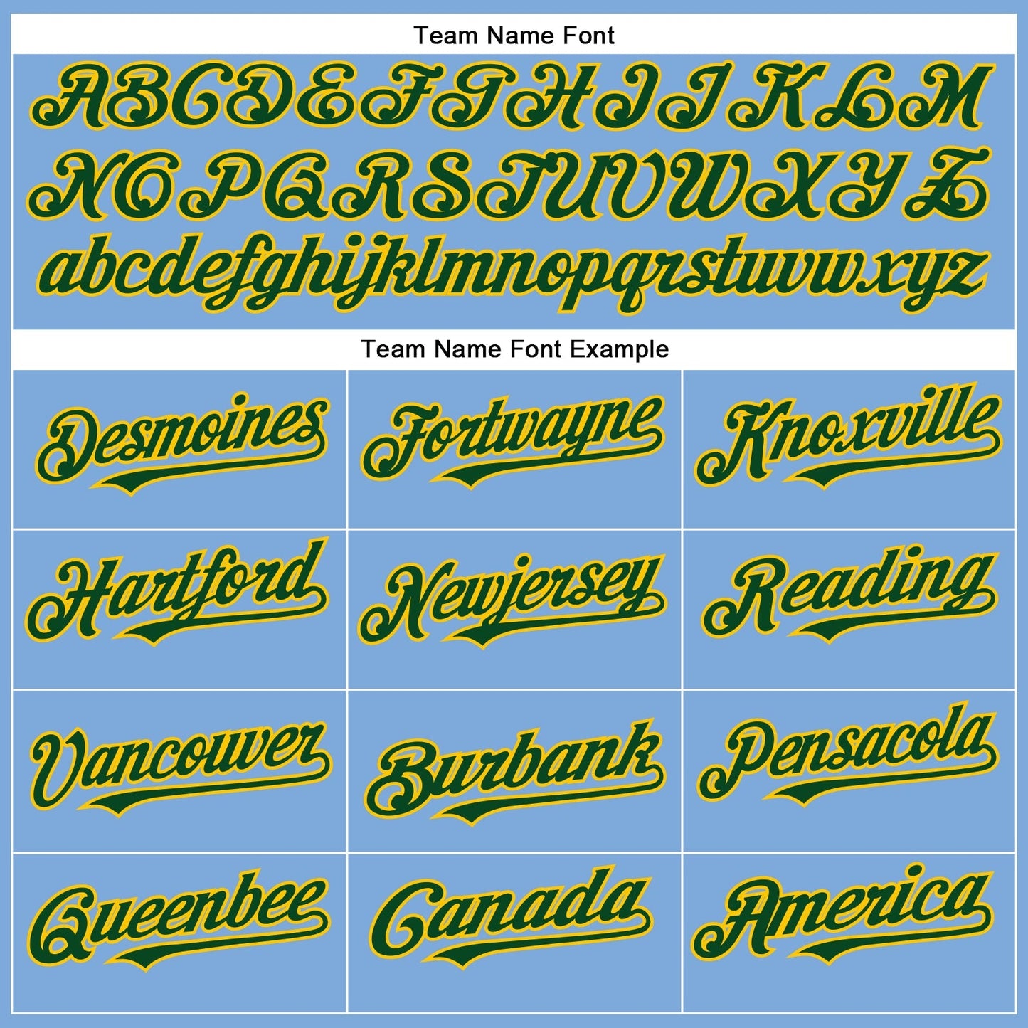 Custom Light Blue Green-Yellow Authentic Baseball Jersey baseball jersey product view 4