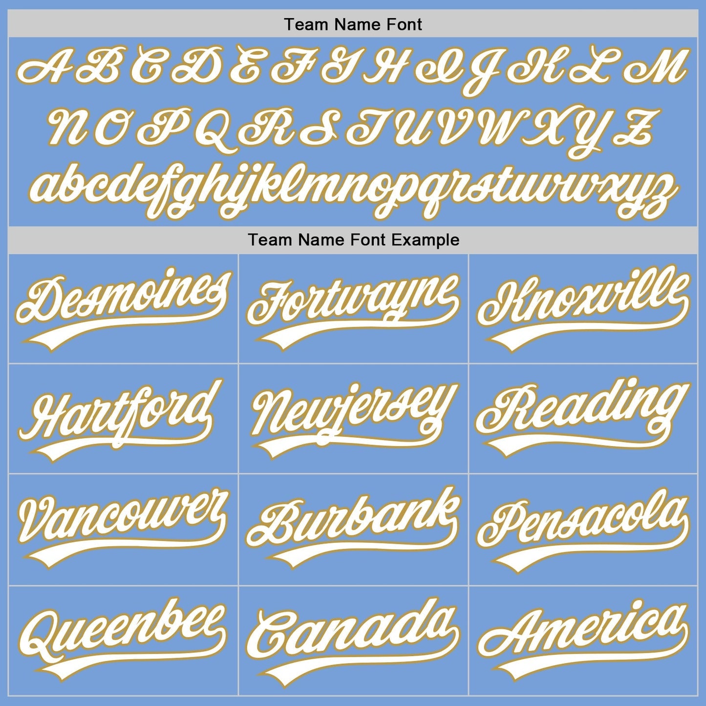 Custom Light Blue White-Old Gold Authentic Baseball Jersey baseball jersey product view 4
