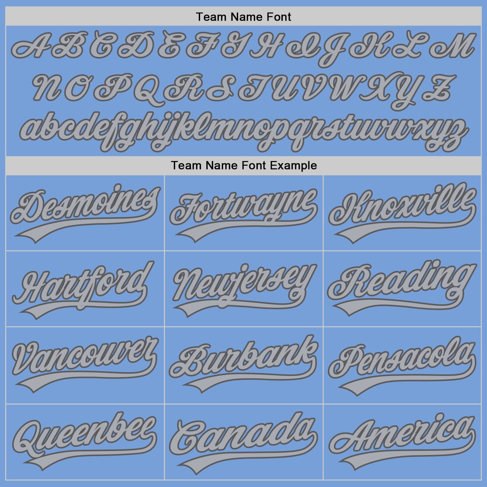 Custom Light Blue Gray-Steel Gray Authentic Baseball Jersey baseball jersey product view 4