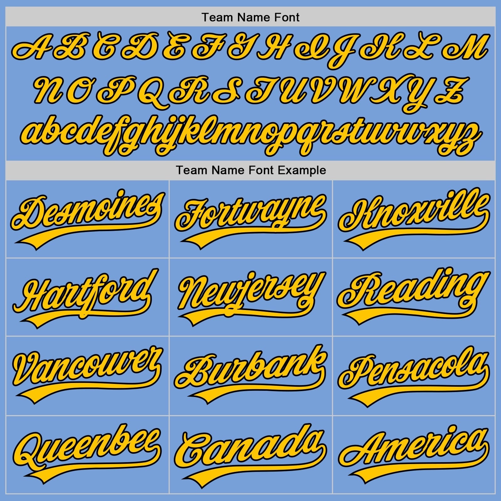Custom Light Blue Yellow-Black Authentic Baseball Jersey baseball jersey product view 4
