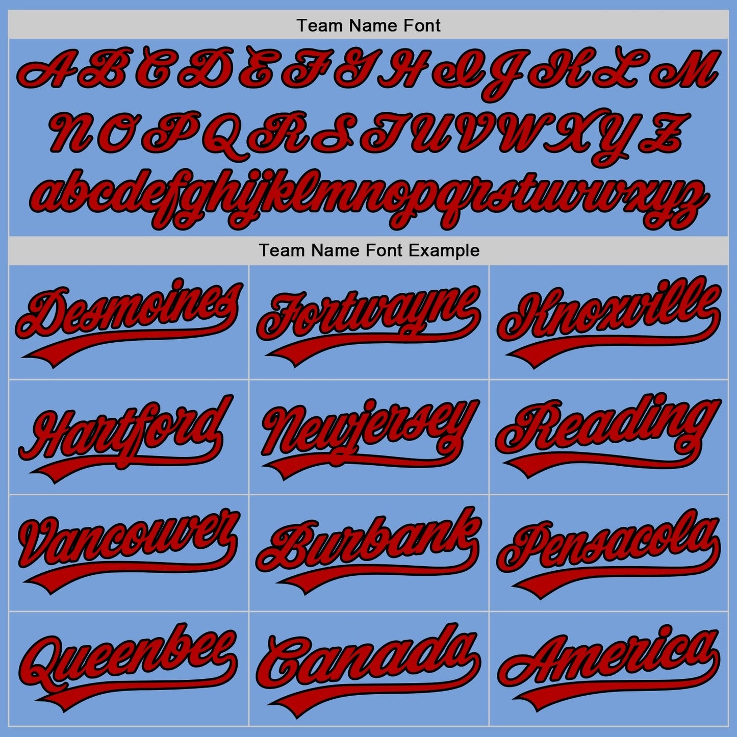Custom Light Blue Red Black-White Authentic Baseball Jersey baseball jersey product view 4