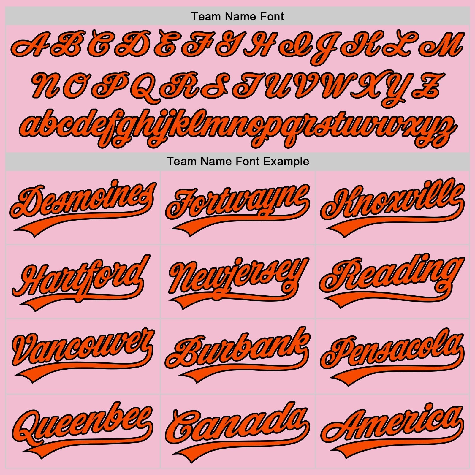 Custom Light Pink Orange-Black Authentic Throwback Baseball Jersey baseball jersey product view 4