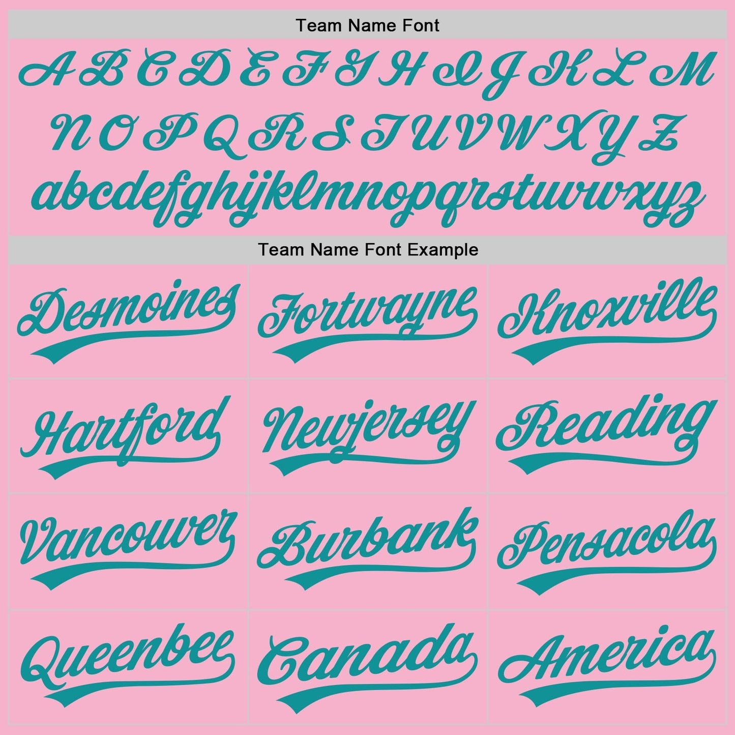 Custom Light Pink Teal Authentic Baseball Jersey baseball jersey product view 4