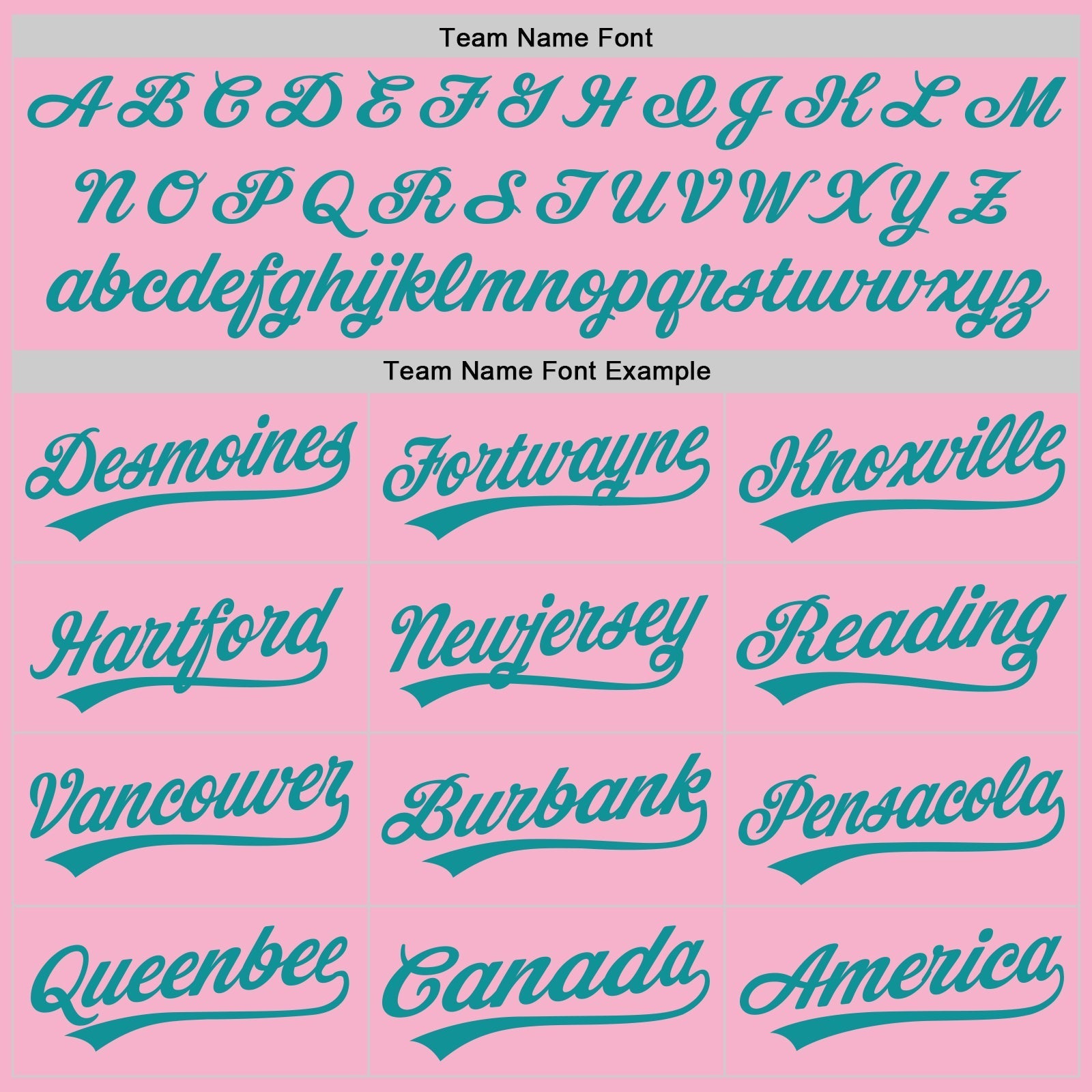 Custom Light Pink Teal Authentic Baseball Jersey baseball jersey product view 4