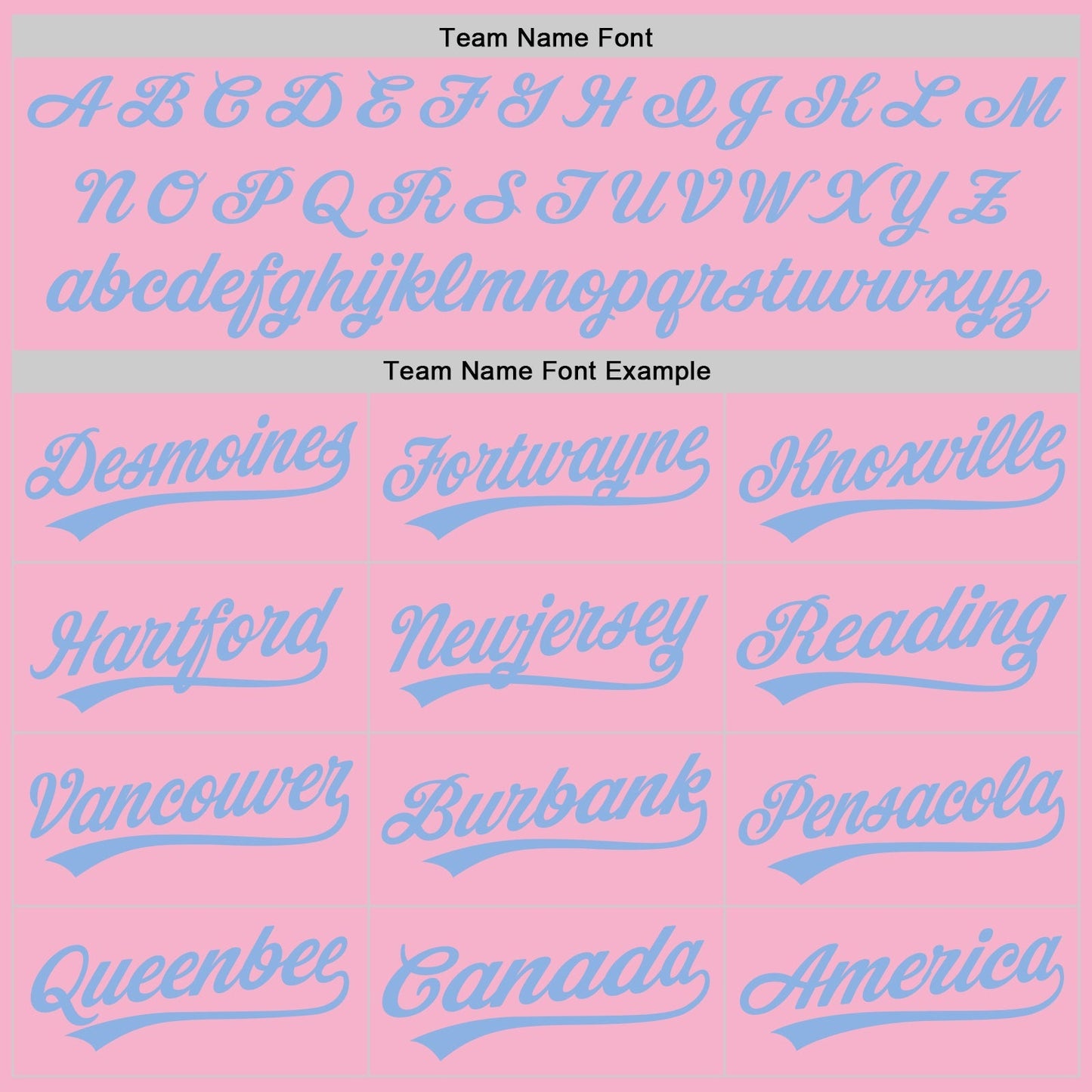 Custom Light Pink Light Blue Authentic Baseball Jersey baseball jersey product view 4