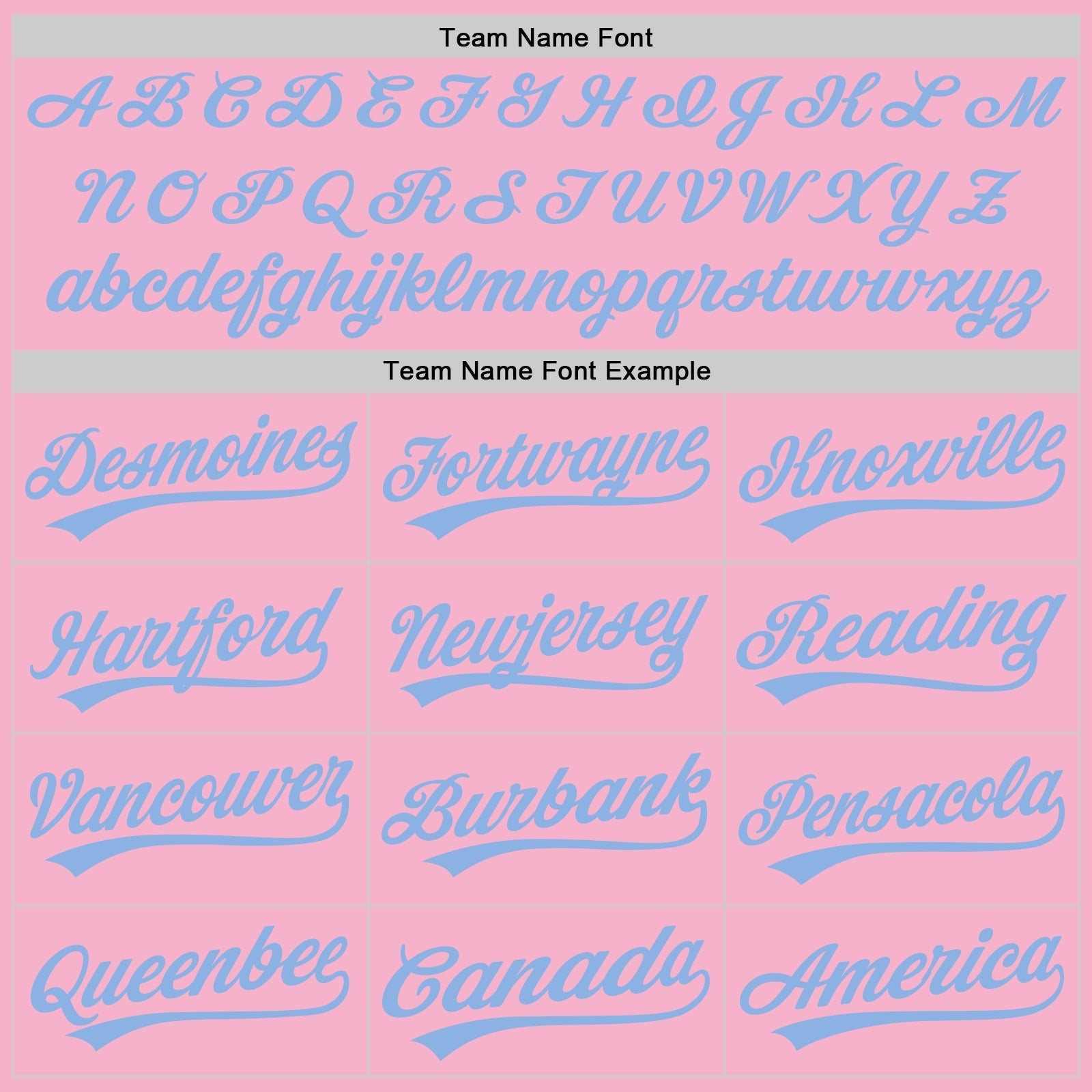 Custom Light Pink Light Blue Authentic Baseball Jersey baseball jersey product view 4