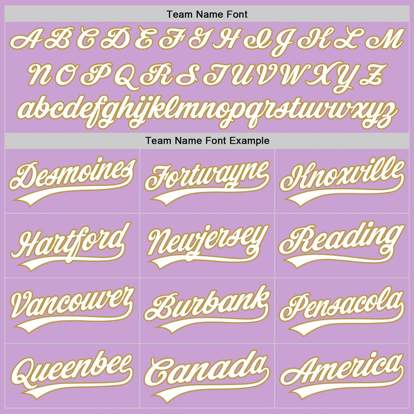 Custom Light Purple White-Old Gold Authentic Baseball Jersey baseball jersey product view 4