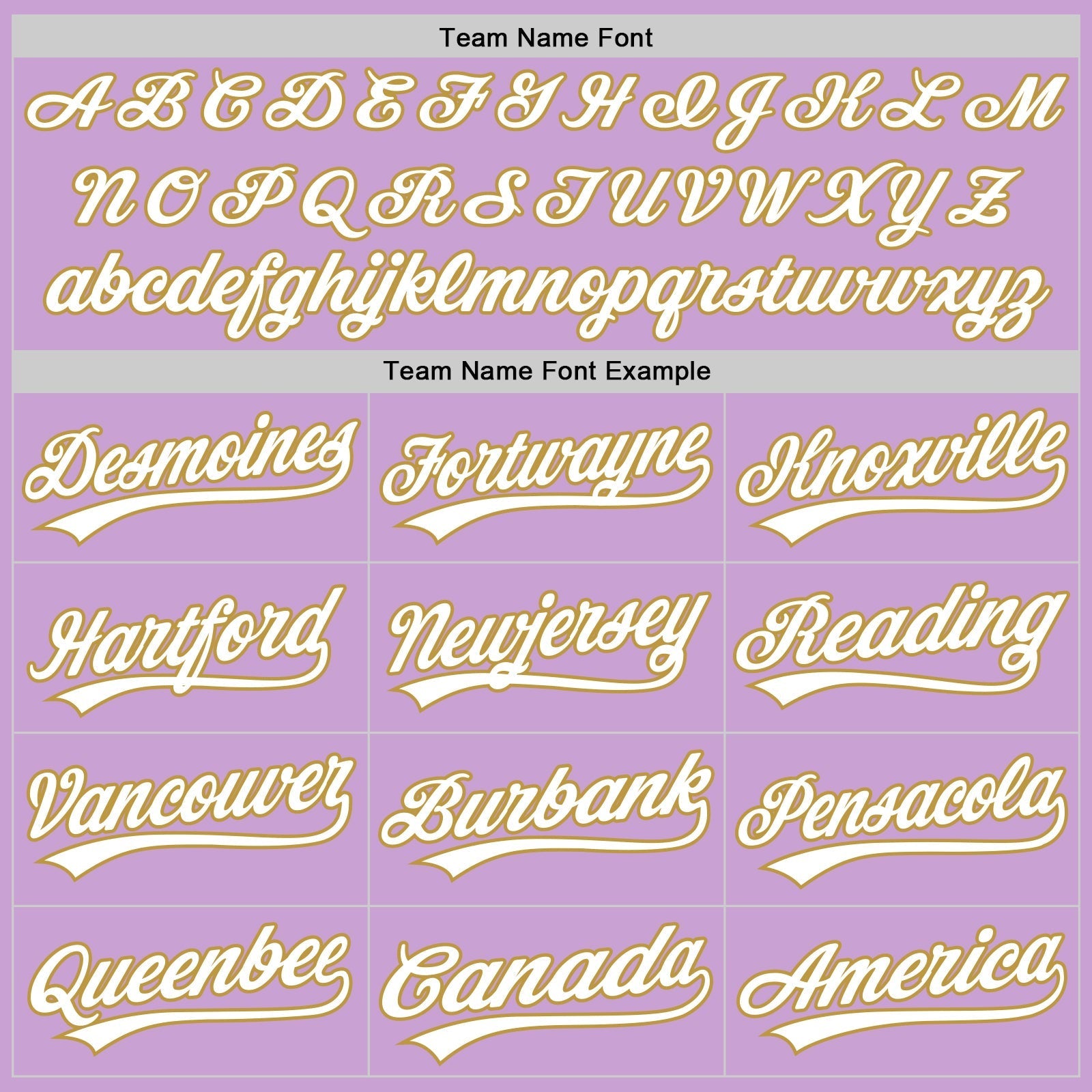 Custom Light Purple White-Old Gold Authentic Baseball Jersey baseball jersey product view 4