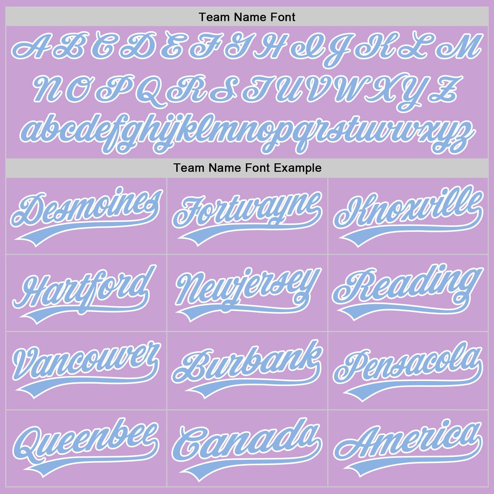Custom Light Purple Light Blue-White Authentic Baseball Jersey baseball jersey product view 4