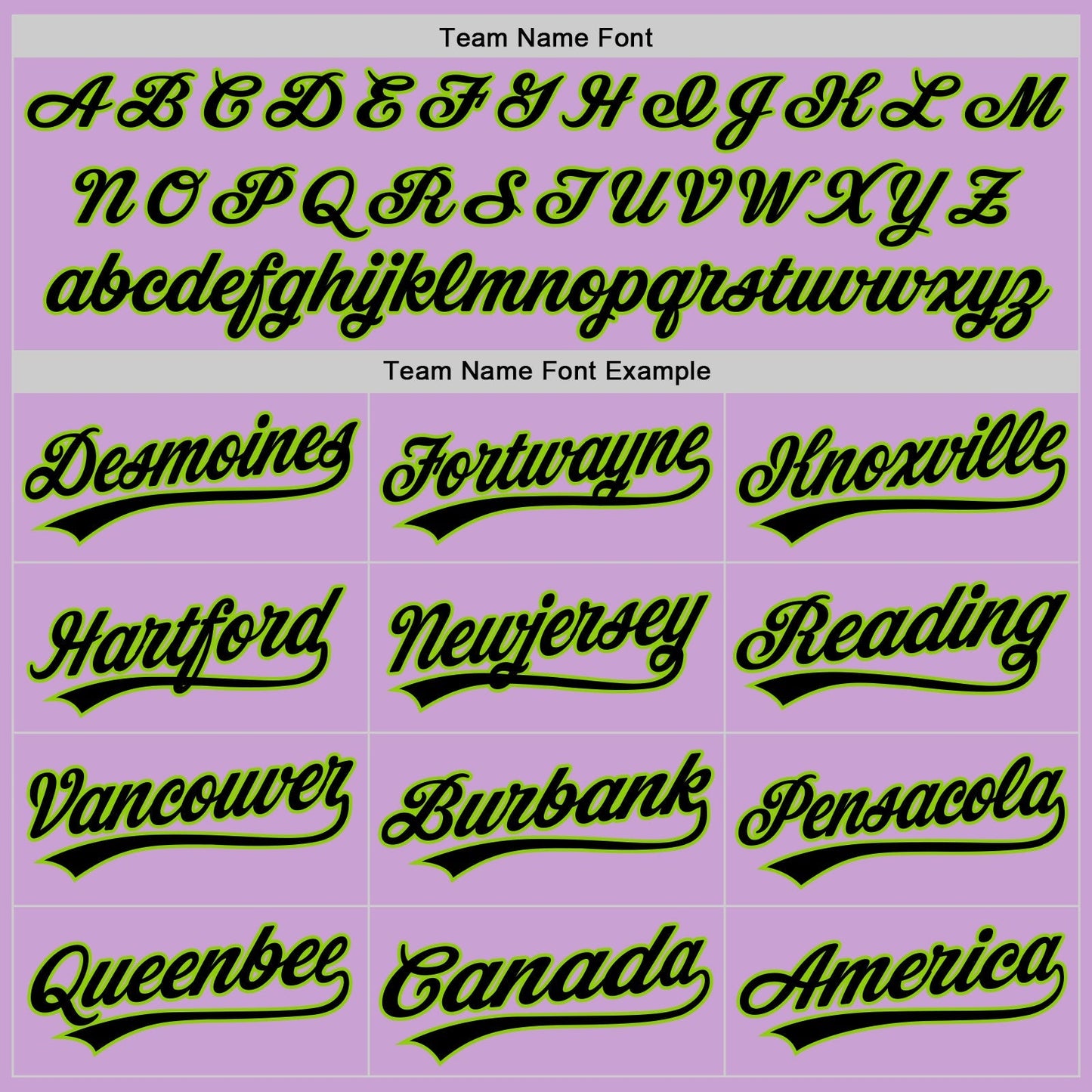 Custom Light Purple Black-Neon Green Authentic Baseball Jersey baseball jersey product view 4