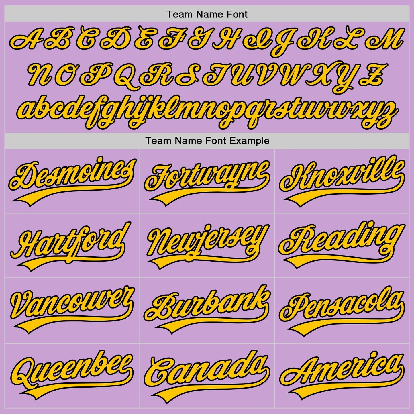Custom Light Purple Black-Yellow Authentic Baseball Jersey baseball jersey product view 4
