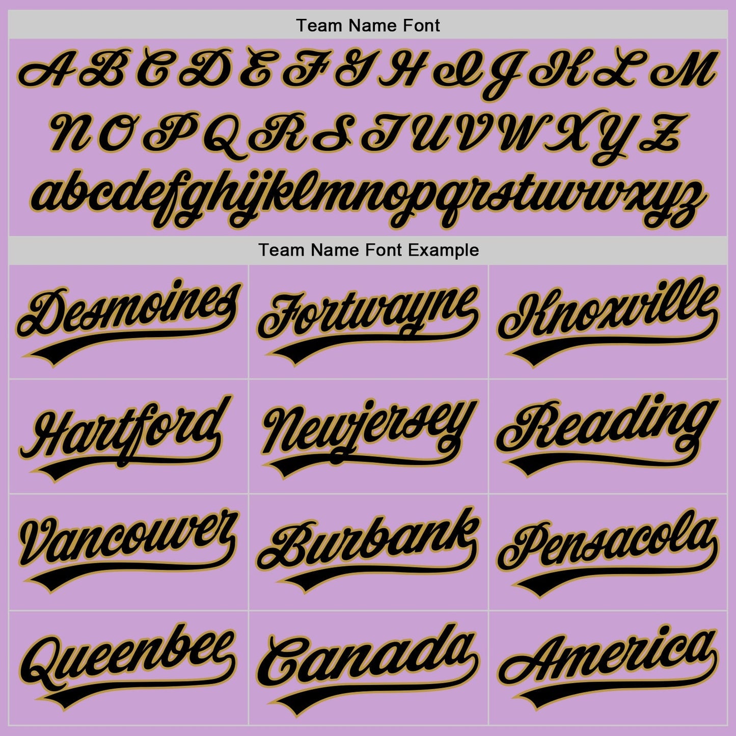 Custom Light Purple Black-Old Gold Authentic Baseball Jersey baseball jersey product view 4