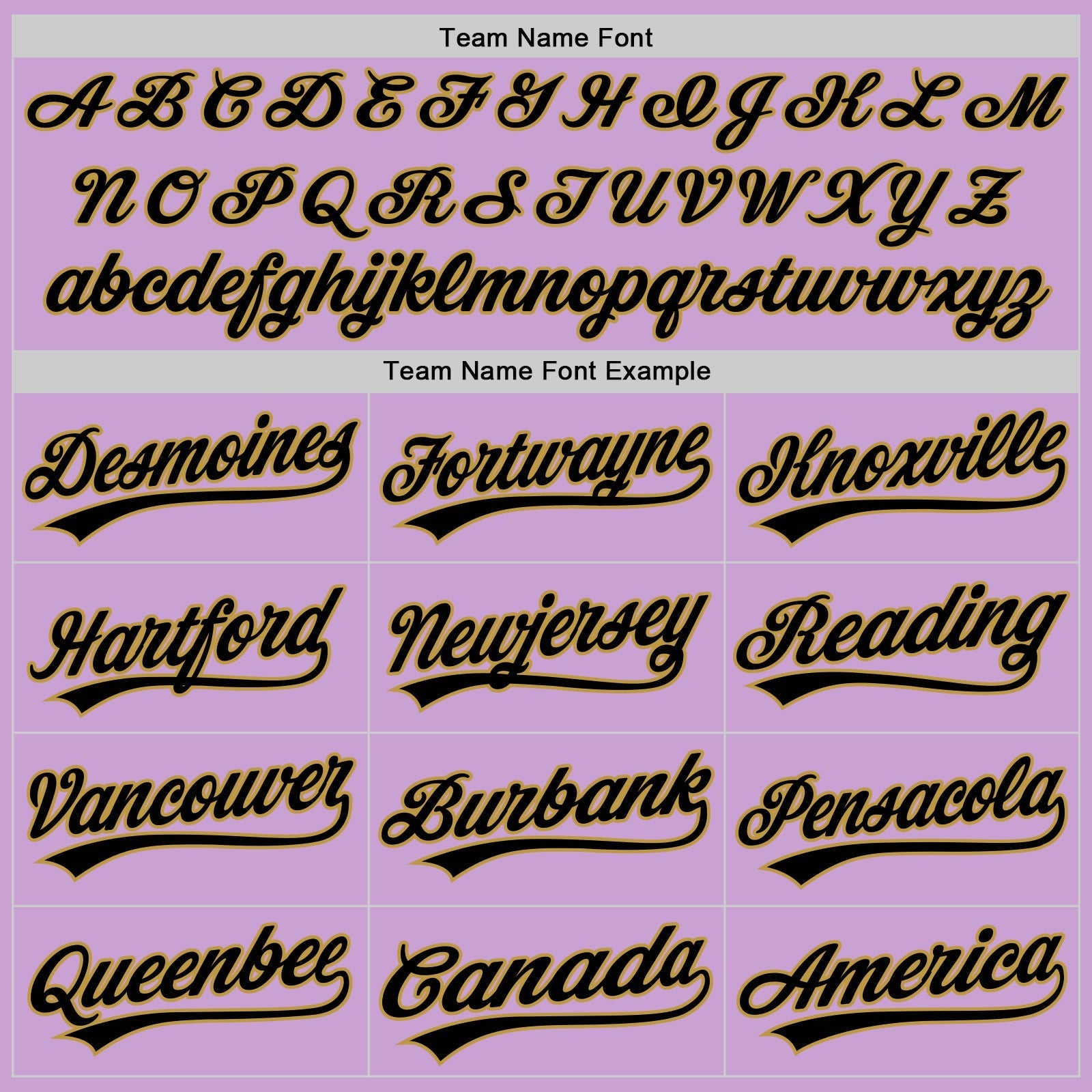 Custom Light Purple Black-Old Gold Authentic Baseball Jersey baseball jersey product view 4