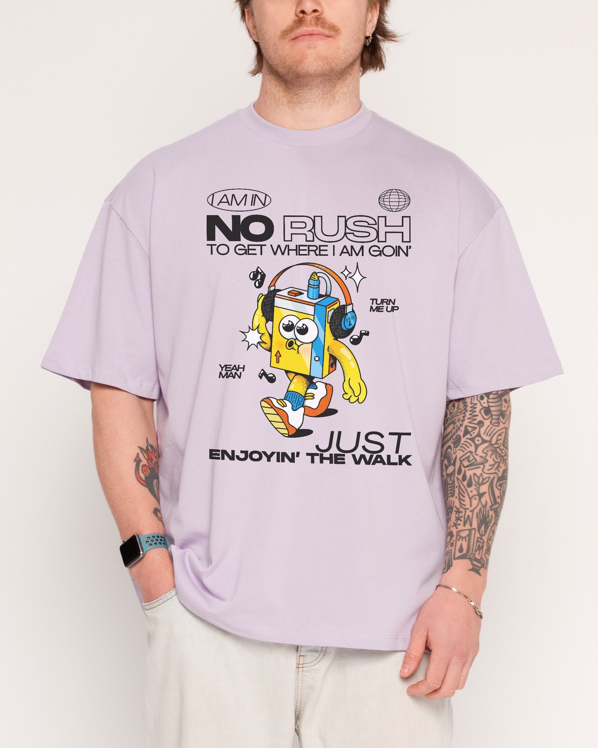 No Rush Oversized Tee Unisex T-shirt, Sweatshirt, Hoodie, Long Sleeve Tee - T-Shirt, Sweatshirt, Hoodie