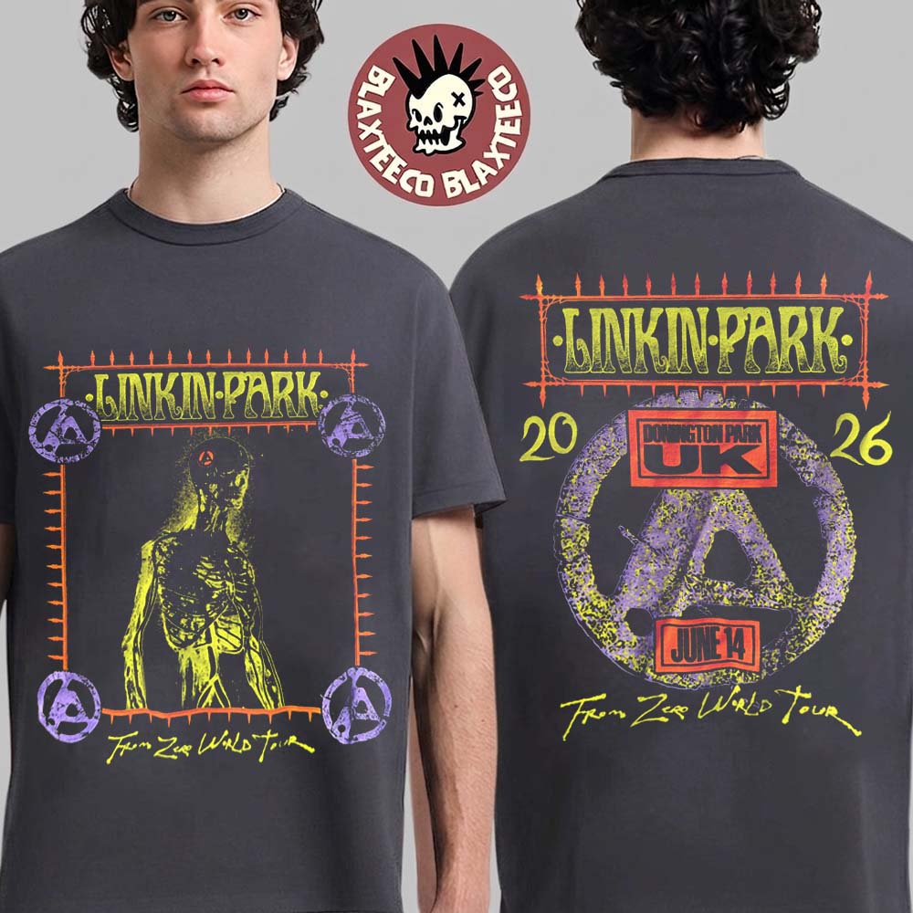 Linkin Park Download Festival 2026 Exclusive Merch Tee In Donnington Park UK On June 14 2026 T-Shirt - T-Shirt, Sweatshirt, Hoodie