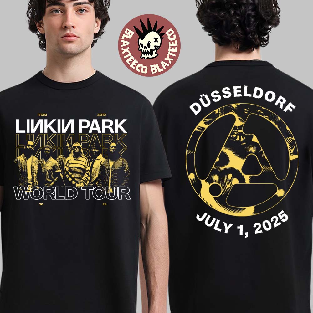 Linkin Park Dusseldorf Germany 2025 Exclusive Merch Tee At Merkur Spiel Arena Official From Zero World Tour July 1 2025 T-Shirt - T-Shirt, Sweatshirt, Hoodie