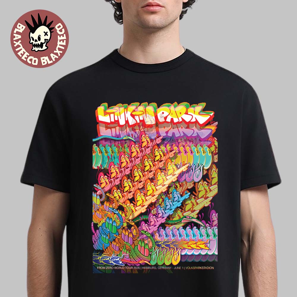 Linkin Park From Zero 2026 Tour Hamburg Germany Night 1 Poster At Volksparkstadion On June 1 2026 T-Shirt - T-Shirt, Sweatshirt, Hoodie