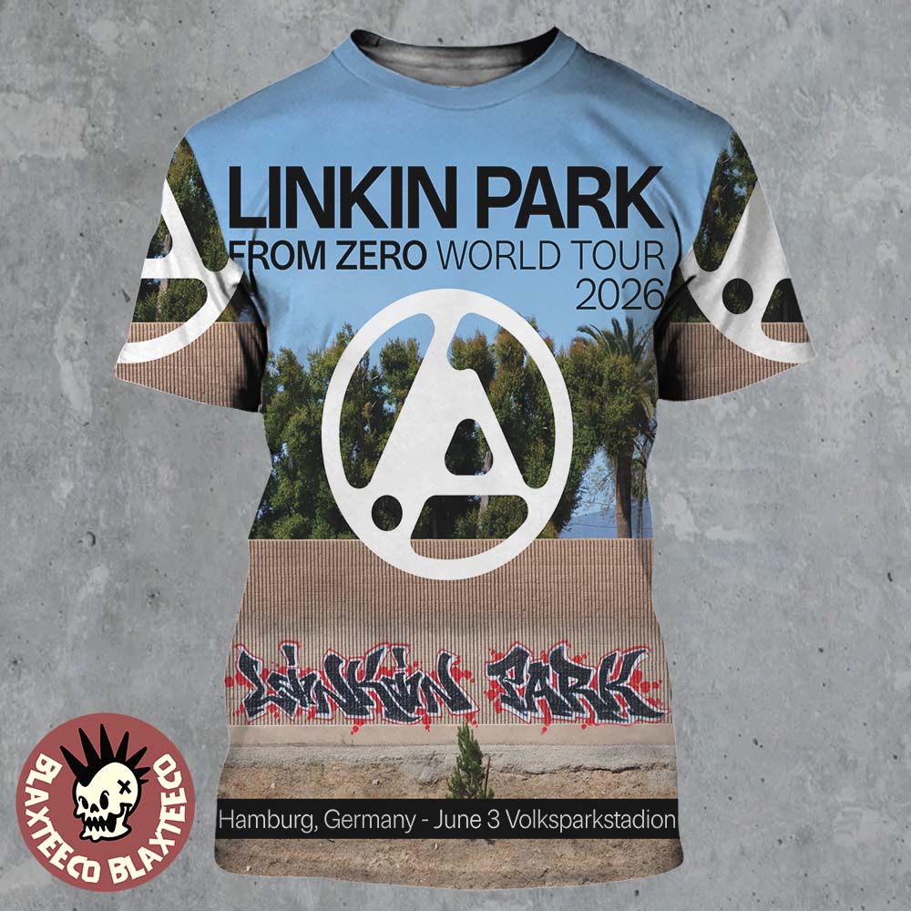 Linkin Park From Zero 2026 Tour Hamburg Germany Night 2 Poster At Volksparkstadion On June 3 2026 All Over Print Shirt - T-Shirt, Sweatshirt, Hoodie