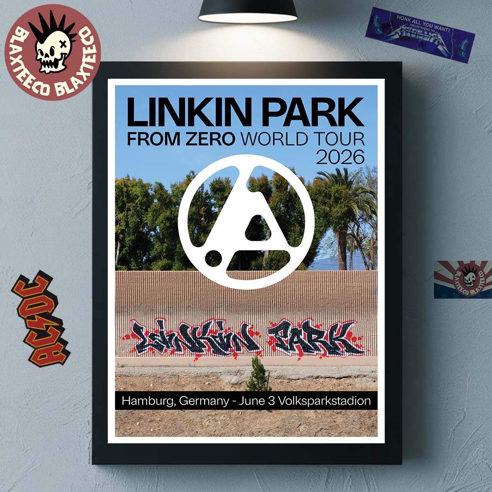 Linkin Park From Zero 2026 Tour Hamburg Germany Night 2 Poster At Volksparkstadion On June 3 2026 Decor Poster Canvas - T-Shirt, Sweatshirt, Hoodie