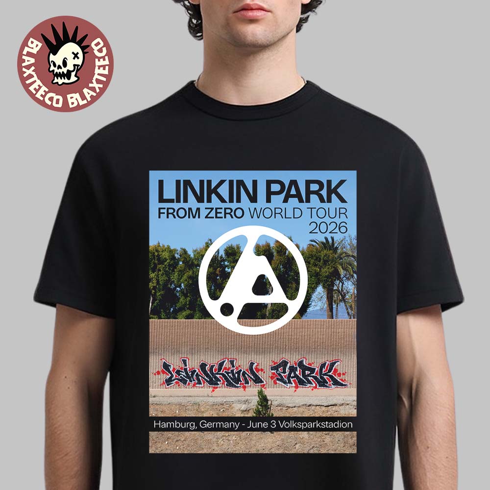 Linkin Park From Zero 2026 Tour Hamburg Germany Night 2 Poster At Volksparkstadion On June 3 2026 T-Shirt - T-Shirt, Sweatshirt, Hoodie